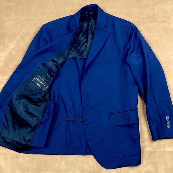 48/38 Gabrielle Pasini Italy Navy Sport Coat Blazer Jacket - Picture 1 of 13